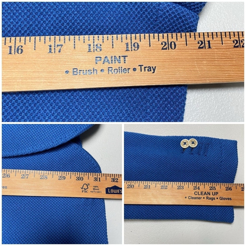 Massimo Dutti Sport Coat 44R Mens Slim 2B2V Cotton Textured Knit Blue - Picture 7 of 13
